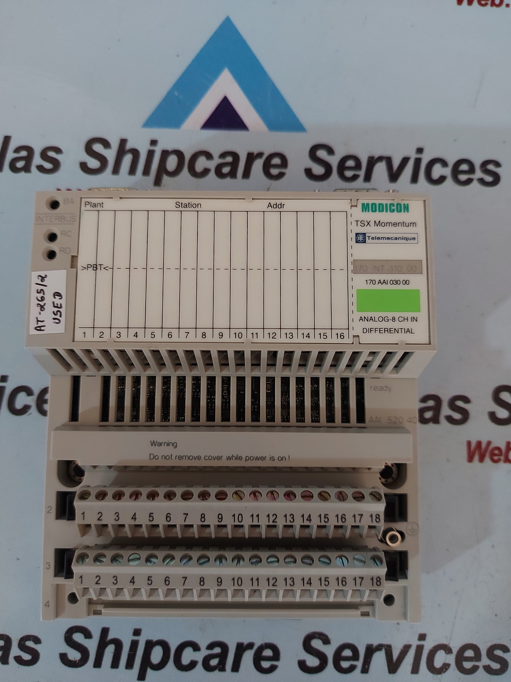 Schneider Electric TSX MOMENTUM 170AAI52040 I/O Base Analog 4-Channel RTD Thermo Input
